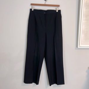 Classiques Entier high rise cropped flat front pants trousers size 10